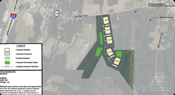 DEVELOPMENT OPPORTUNITY | 143 ACRES: Long Ferry Road, Salisbury, NC 28144
